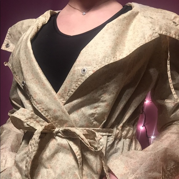 Mossimo Supply Co. Jackets & Blazers - Floral Rain Jacket